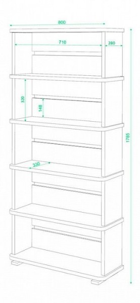 Стеллаж СБ-25/5 в Березниках - berezniki.mebel24.online | фото 2