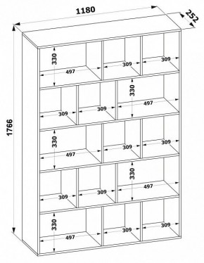 Стеллаж СТ-11 в Березниках - berezniki.mebel24.online | фото 3