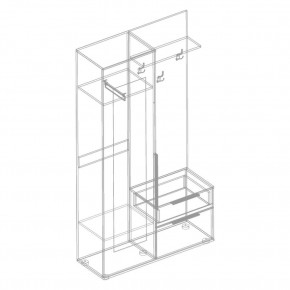 СТИЛ Прихожая (модульная) в Березниках - berezniki.mebel24.online | фото 3