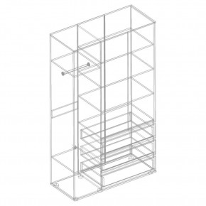 СТИЛ Шкаф 3-ств с 3 ящиками в Березниках - berezniki.mebel24.online | фото 2