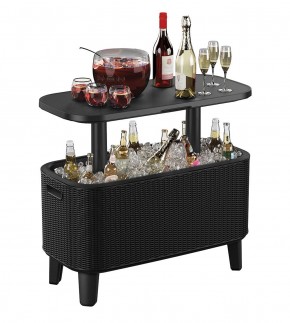 Стол Беви Бар (Bevy Bar Large Cool Bar), графит в Березниках - berezniki.mebel24.online | фото 3