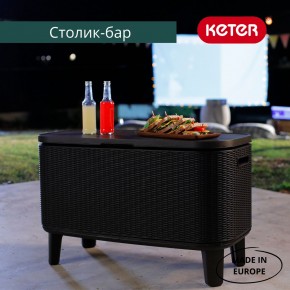 Стол Беви Бар (Bevy Bar Large Cool Bar), графит в Березниках - berezniki.mebel24.online | фото 4