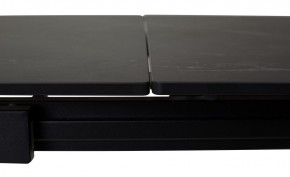 Стол CORNER 120 MATT BLACK MARBLE SOLID CERAMIC / BLACK, ®DISAUR в Березниках - berezniki.mebel24.online | фото 1
