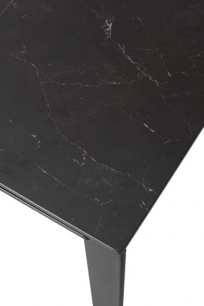 Стол CORNER 120 MATT BLACK MARBLE SOLID CERAMIC / BLACK, ®DISAUR в Березниках - berezniki.mebel24.online | фото 5