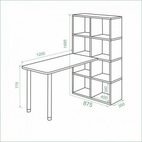 Стол компьютерный Bartolo в Березниках - berezniki.mebel24.online | фото 2