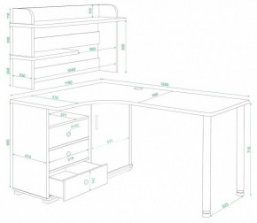 Стол компьютерный Домино нельсон СР-165М в Березниках - berezniki.mebel24.online | фото 2