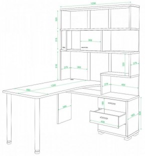 Стол компьютерный Домино нельсон СР-420/130 в Березниках - berezniki.mebel24.online | фото 2