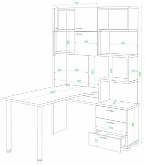 Стол компьютерный Домино нельсон СР-500М/140 в Березниках - berezniki.mebel24.online | фото 2
