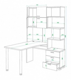 Стол компьютерный Домино нельсон СР-500М140 в Березниках - berezniki.mebel24.online | фото 3