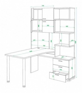 Стол компьютерный Домино нельсон СР-500М140 в Березниках - berezniki.mebel24.online | фото 3