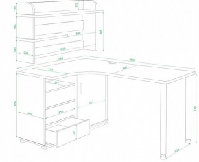 Стол компьютерный Домино СР-145М в Березниках - berezniki.mebel24.online | фото 2