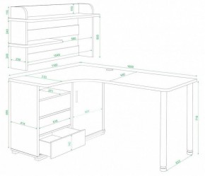 Стол компьютерный Домино СР-145М в Березниках - berezniki.mebel24.online | фото 3