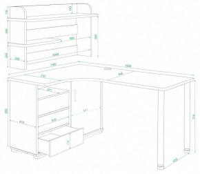 Стол компьютерный Домино СР-145М в Березниках - berezniki.mebel24.online | фото 2