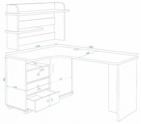 Стол компьютерный Домино СР-165 в Березниках - berezniki.mebel24.online | фото 2