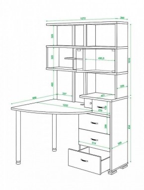 Стол компьютерный Домино СР-320 в Березниках - berezniki.mebel24.online | фото 5