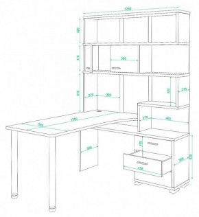 Стол компьютерный Домино СР-420/130 в Березниках - berezniki.mebel24.online | фото 2