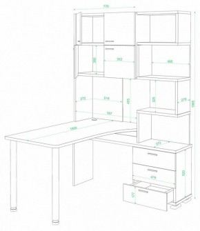 Стол компьютерный Домино СР-500М/190 в Березниках - berezniki.mebel24.online | фото 2