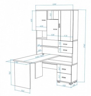 Стол компьютерный Домино СР-620/140 в Березниках - berezniki.mebel24.online | фото 3