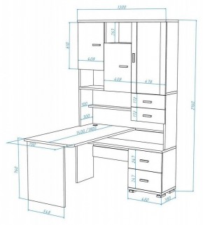 Стол компьютерный Домино СР-620/180 в Березниках - berezniki.mebel24.online | фото 2