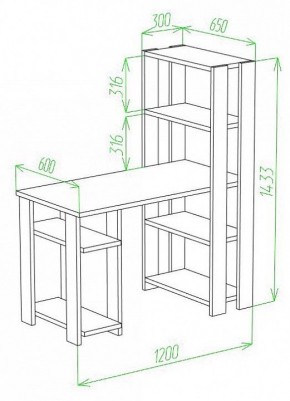 Стол компьютерный Slim СТН-145/120 в Березниках - berezniki.mebel24.online | фото 2