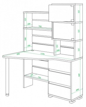 Стол компьютерный СР-322 в Березниках - berezniki.mebel24.online | фото 2
