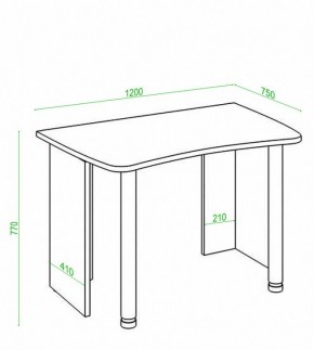 Стол офисный Домино Лайт СКЛ-Софт120 в Березниках - berezniki.mebel24.online | фото 3