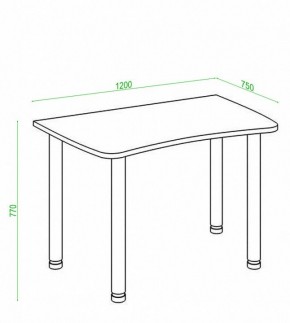 Стол офисный Домино Лайт СКЛ-Софт120МО в Березниках - berezniki.mebel24.online | фото 2