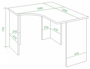 Стол письменный Домино Lite СКЛ-Угл120 в Березниках - berezniki.mebel24.online | фото 4