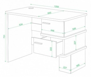 Стол письменный Домино СД-15 в Березниках - berezniki.mebel24.online | фото 2