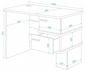 Стол письменный Домино СД-15 С в Березниках - berezniki.mebel24.online | фото 2