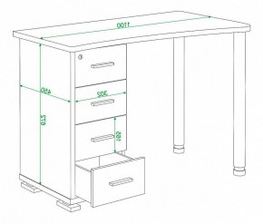 Стол письменный Домино СКМ-50 в Березниках - berezniki.mebel24.online | фото 6