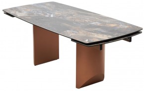 Стол ПУАНТО 200 TITANIUM LAWA NERO, керамика / МЕДЬ каркас М-City в Березниках - berezniki.mebel24.online | фото 8