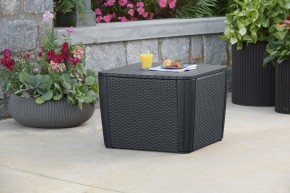 Стол-сундук Лузон Плюс (Luzon Plus Flat Wicker), графит в Березниках - berezniki.mebel24.online | фото 1