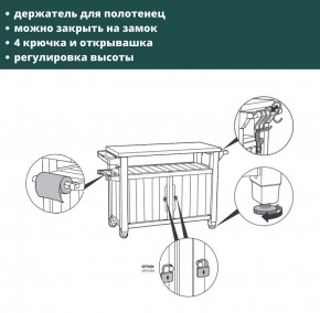 Столик для барбекю 207 Л (Unity XL 207L) в Березниках - berezniki.mebel24.online | фото 9