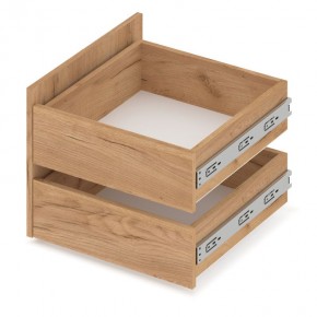 СТОУН С31 Шкаф 3-х створчатый с ящиками (дуб золотой/графит) в Березниках - berezniki.mebel24.online | фото 5