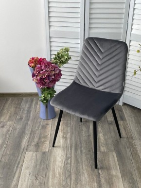 Стул DUKE BLUVEL-14 GREY, велюр / черный каркас М-City в Березниках - berezniki.mebel24.online | фото 5