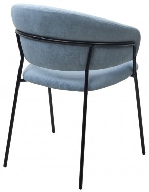 Стул ГЕММА, цвет RAIN 13 blue, велюр / черный каркас М-City в Березниках - berezniki.mebel24.online | фото 9