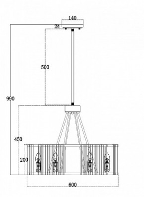 Светильник на штанге Maytoni Solar MOD087PL-06G в Березниках - berezniki.mebel24.online | фото 4