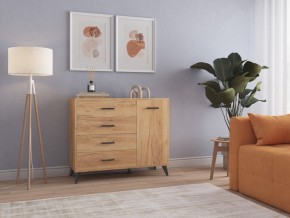 СВЕТЛАНА LOFT Комод-тумба  (дуб золотой) в Березниках - berezniki.mebel24.online | фото 3