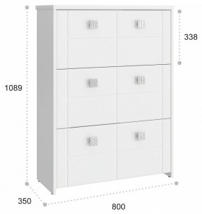 Тумба для обуви Изабель ИЗ-55К в Березниках - berezniki.mebel24.online | фото 3