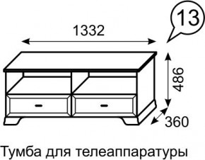 Тумба для телеаппаратуры Венеция 13 бодега в Березниках - berezniki.mebel24.online | фото 2