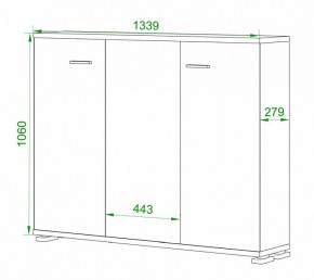 Тумба Домино нельсон ПУ-60-4 в Березниках - berezniki.mebel24.online | фото 2