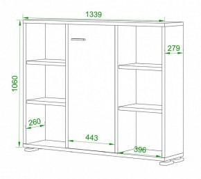 Тумба комбинированная Домино ПУ-60-2 в Березниках - berezniki.mebel24.online | фото 2