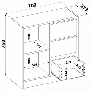 Тумба комбинированная Т-1 в Березниках - berezniki.mebel24.online | фото 4