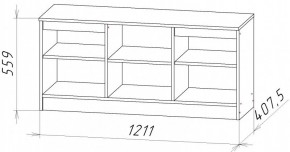 НИЦЦА-9 Тумба под ТВ (НЦ.09) в Березниках - berezniki.mebel24.online | фото 2