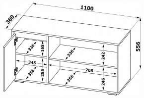 Тумба под ТВ Т-2 в Березниках - berezniki.mebel24.online | фото 7