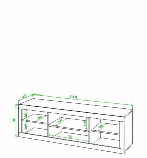 Тумба под ТВ Toivo Кон170 в Березниках - berezniki.mebel24.online | фото 2