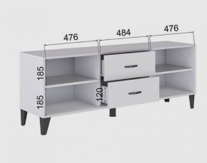 Тумба под ТВ ТВМ-6 (белый) в Березниках - berezniki.mebel24.online | фото 2