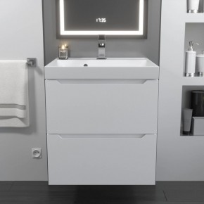 Тумба с раковиной Uperwood Tanos 50 см, подвесная, белая матовая в Березниках - berezniki.mebel24.online | фото 10