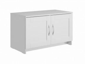 Тумба СИРИУС двухдверная низкая, цвет белый в Березниках - berezniki.mebel24.online | фото